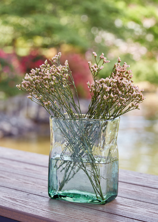 Haines Furniture Outlet - Ashley Furniture - Taylow Vase - Vase (3/CS) / Green - A2000536