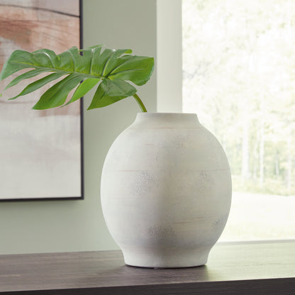 Haines Furniture Outlet - Ashley Furniture - Clayson Vase - Vase / Sage Green - A2000654
