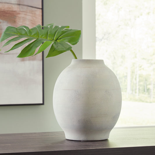 Haines Furniture Outlet - Ashley Furniture - Clayson Vase - Vase / Sage Green - A2000654