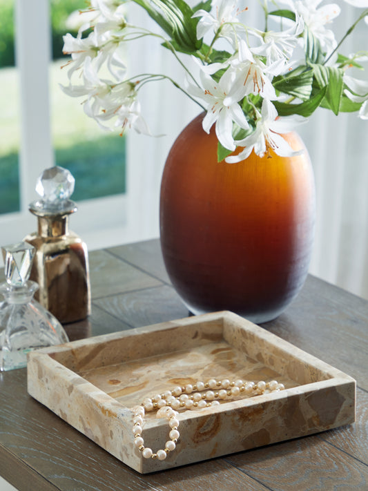 Haines Furniture Outlet - Ashley Furniture - Edurton Tray (Set of 2) - Tray (2/CS) / Light Beige - A2000795