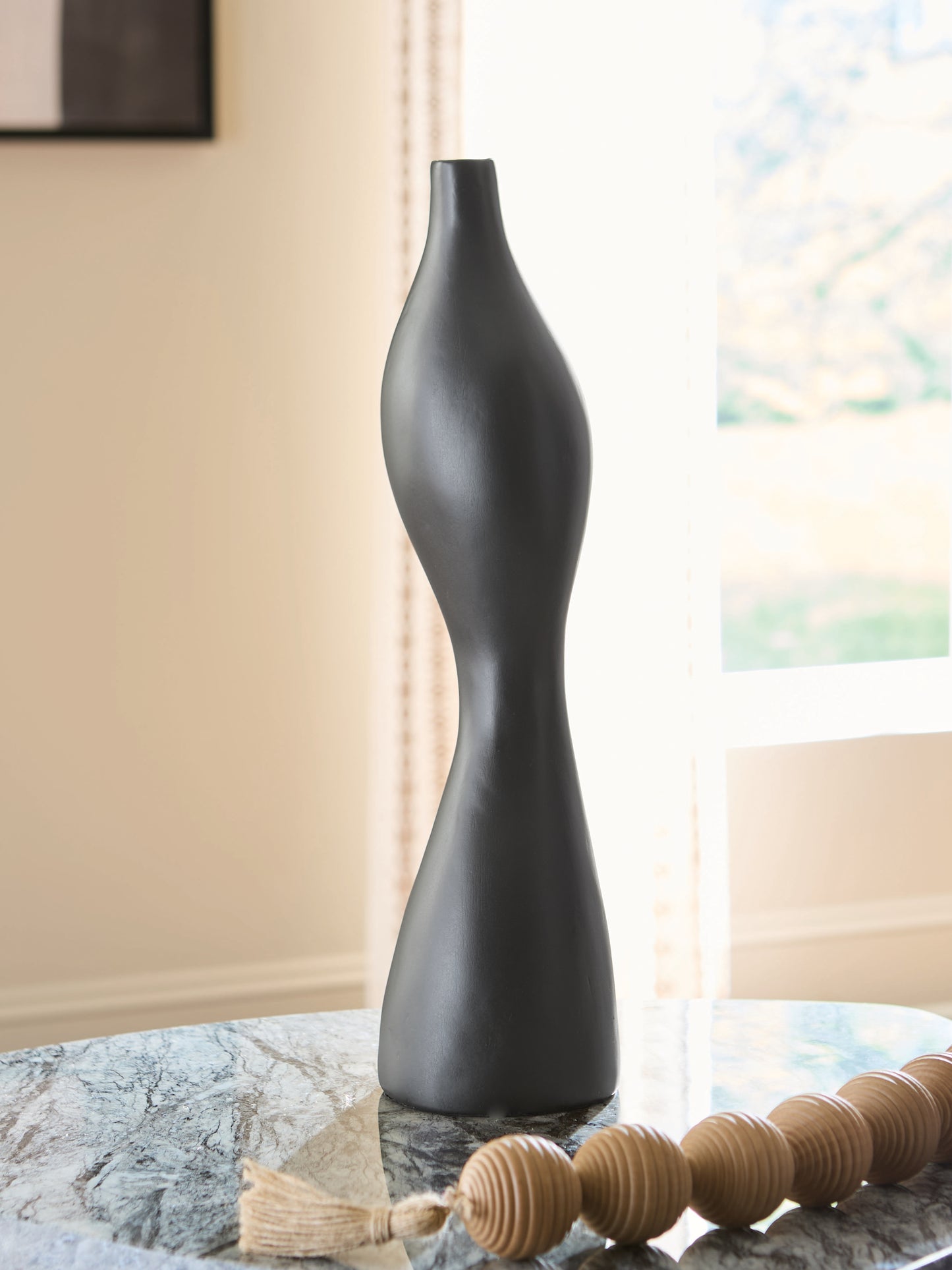 Haines Furniture Outlet - Ashley Furniture - Judsen Vase - Vase / Black - A2000835