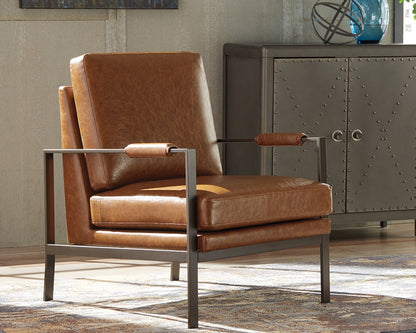 Haines Furniture Outlet - Ashley Furniture - Peacemaker Accent Chair - Accent Chair / Brown - A3000029