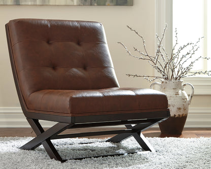 Haines Furniture Outlet - Ashley Furniture - Sidewinder Accent Chair - Accent Chair / Brown - A3000031