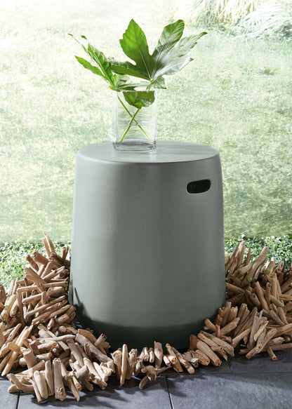Haines Furniture Outlet - Ashley Furniture - Kalmunds Stool - Stool / Gray - A3000634
