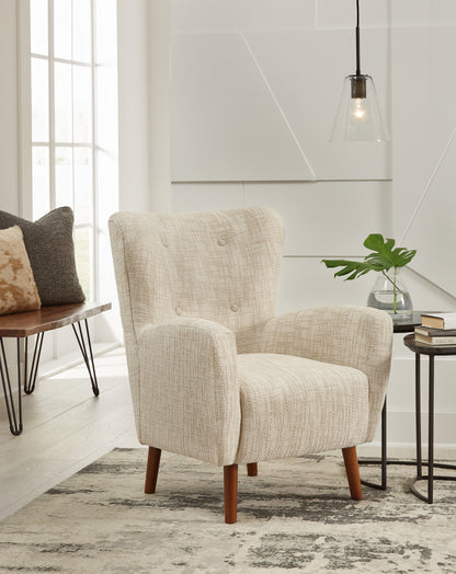 Haines Furniture Outlet - Ashley Furniture - Jemison Next-Gen Nuvella Accent Chair - Accent Chair / Dune - A3000638