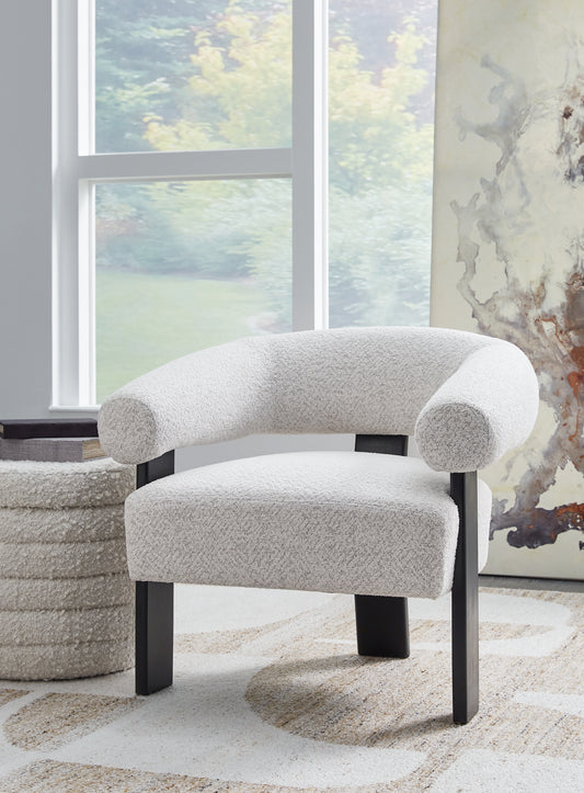 Haines Furniture Outlet - Ashley Furniture - Dultish Accent Chair - Accent Chair / Snow - A3000668