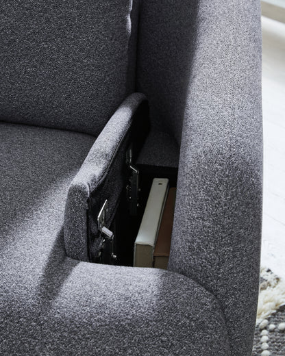 Alainmont Next-Gen Nuvella Swivel Power Recliner