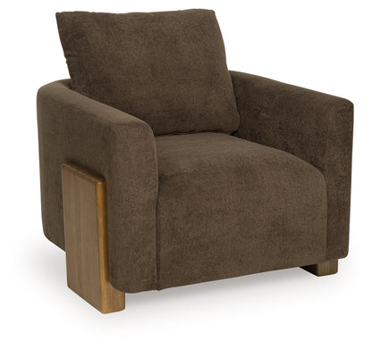 Haines Furniture Outlet - Ashley Furniture - Dairlett Accent Chair - Accent Chair / Brown - A3000746