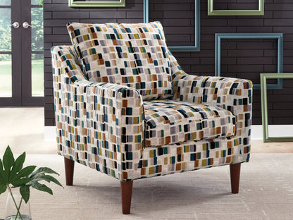 Haines Furniture Outlet - Ashley Furniture - Fenna Accent Chair - Accent Chair / Multi - A3000749
