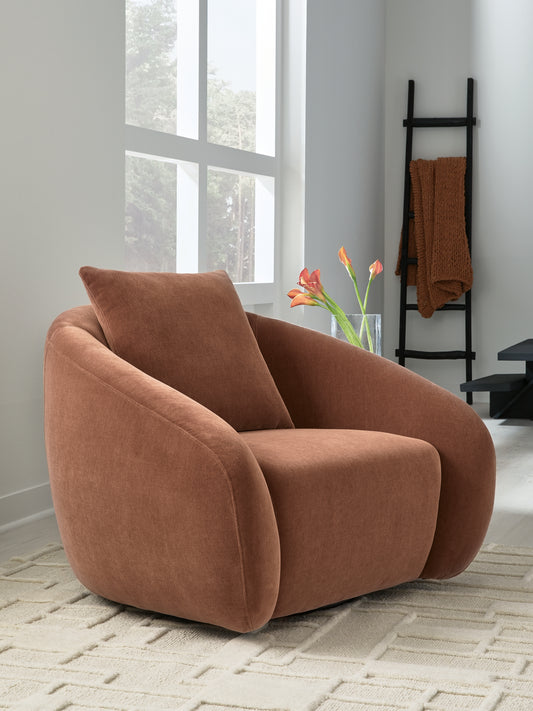 Haines Furniture Outlet - Ashley Furniture - Yahya Swivel Accent Chair - Swivel Accent Chair - A3000780
