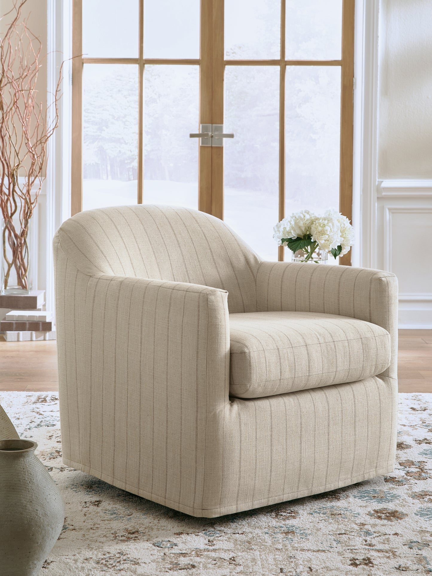Haines Furniture Outlet - Ashley Furniture - Valwick Swivel Accent Chair - Swivel Accent Chair - A3000817