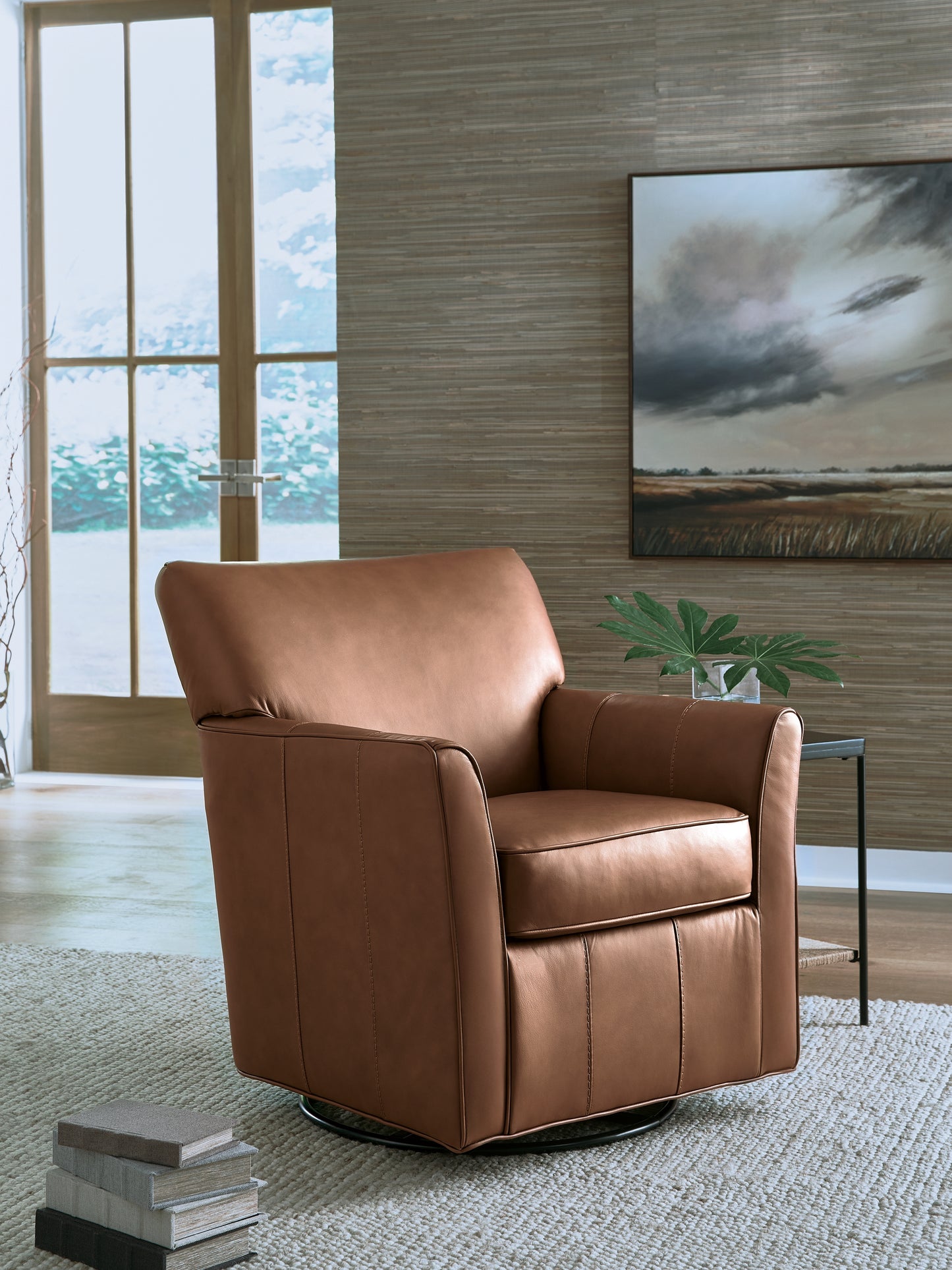 Haines Furniture Outlet - Ashley Furniture - Braydunn Swivel Glider Accent Chair - Swivel Glider Accent Chair - A3000821