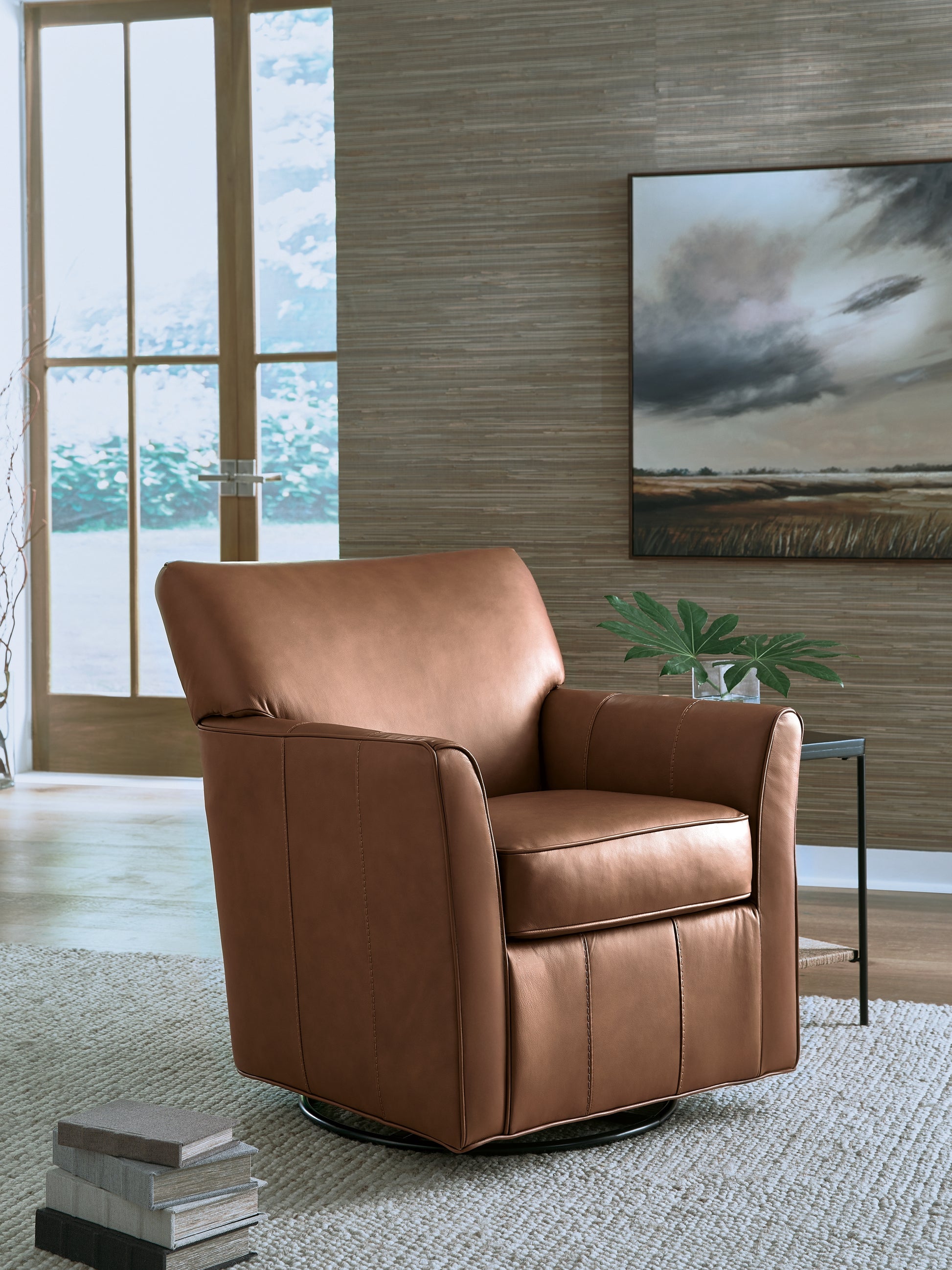 Haines Furniture Outlet - Ashley Furniture - Braydunn Swivel Glider Accent Chair - Swivel Glider Accent Chair - A3000821