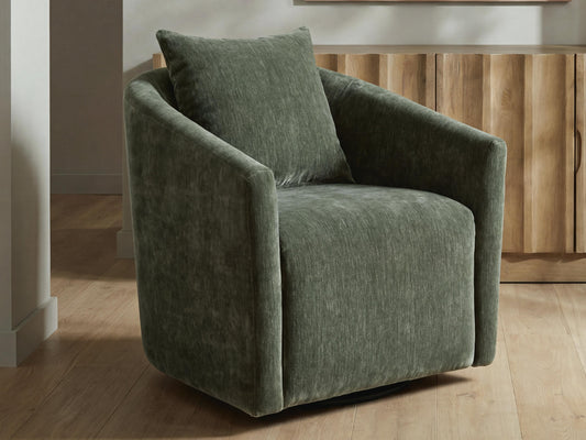 Haines Furniture Outlet - Ashley Furniture - Leastow Swivel Accent Chair - Swivel Accent Chair - A3000830