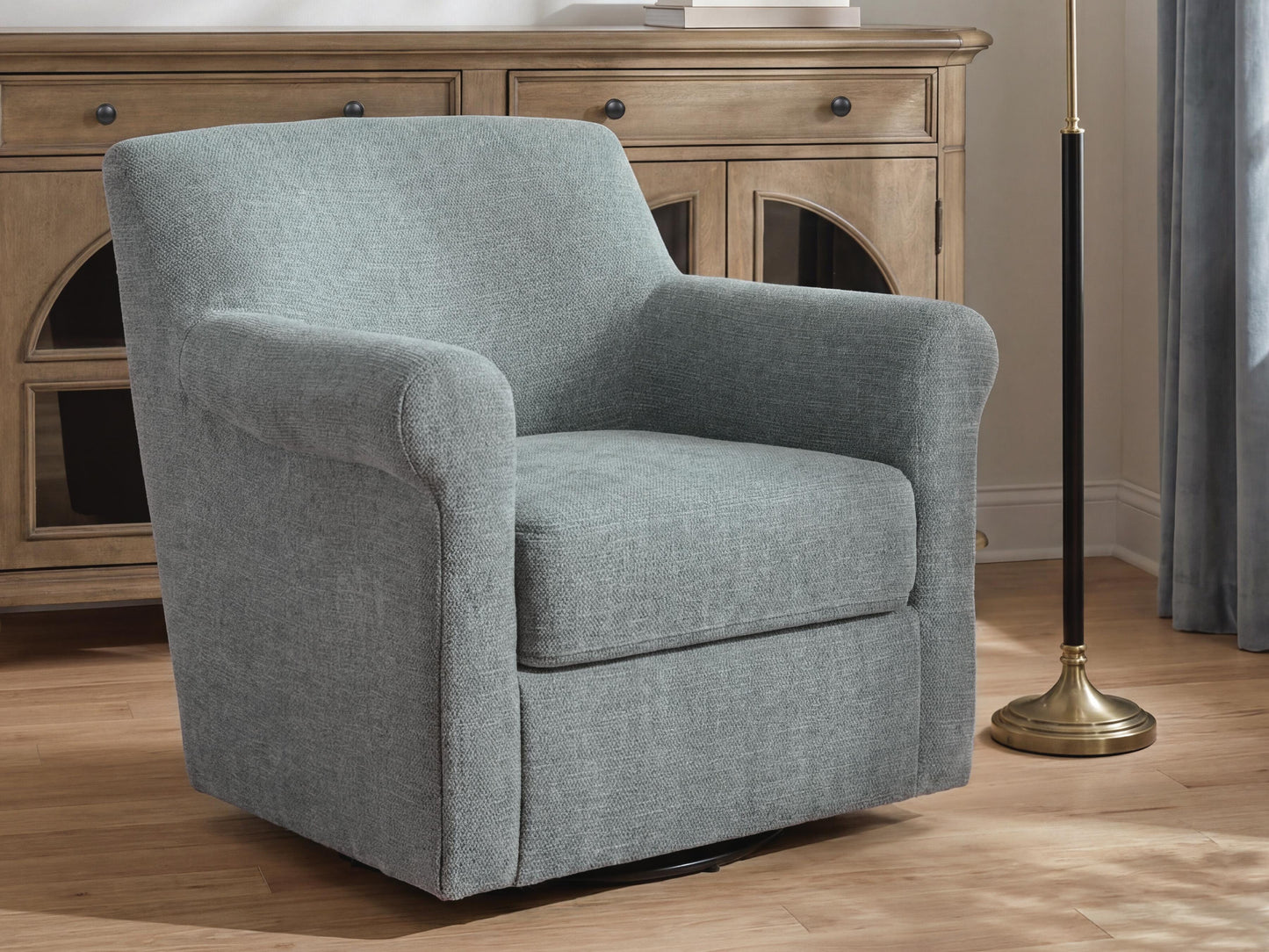 Haines Furniture Outlet - Ashley Furniture - Horlando Swivel Accent Chair - Swivel Accent Chair - A3000842
