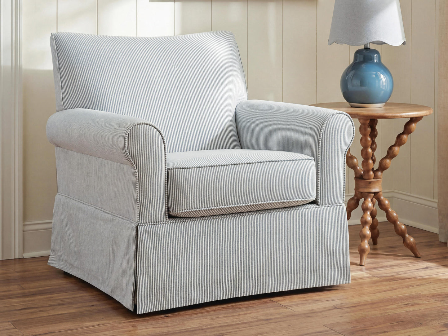 Haines Furniture Outlet - Ashley Furniture - Searcy Swivel Glider Accent Chair - Swivel Glider Accent Chair - A3000853