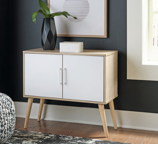 Haines Furniture Outlet - Ashley Furniture - Orinfield Accent Cabinet - Accent Cabinet / Dark Brown - A4000399