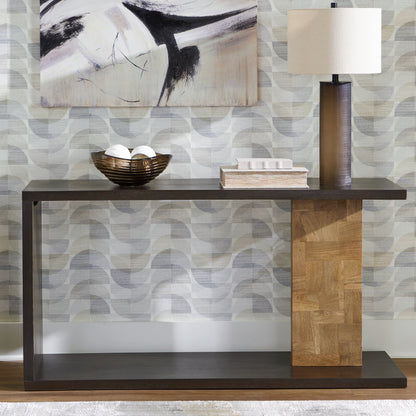 Haines Furniture Outlet - Ashley Furniture - Camlett Console Sofa Table - Console Sofa Table / Brown - A4000594