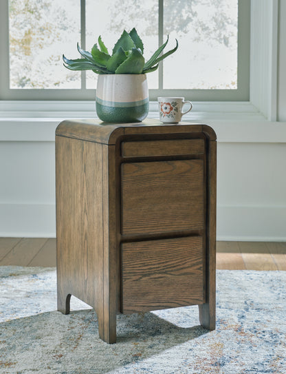 Haines Furniture Outlet - Ashley Furniture - Jensworth Accent Table - Accent Table / Brown - A4000636