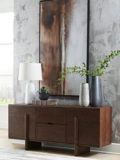 Haines Furniture Outlet - Ashley Furniture - Kydler Accent Cabinet - Accent Cabinet / Medium Brown - A4000678