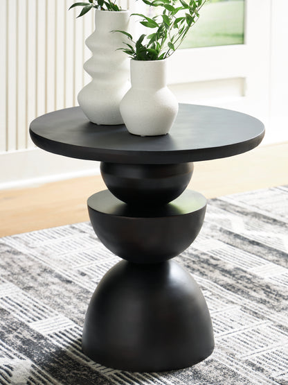 Haines Furniture Outlet - Ashley Furniture - Kurtson Accent Table - Accent Table / Bronze Finish - A4000680