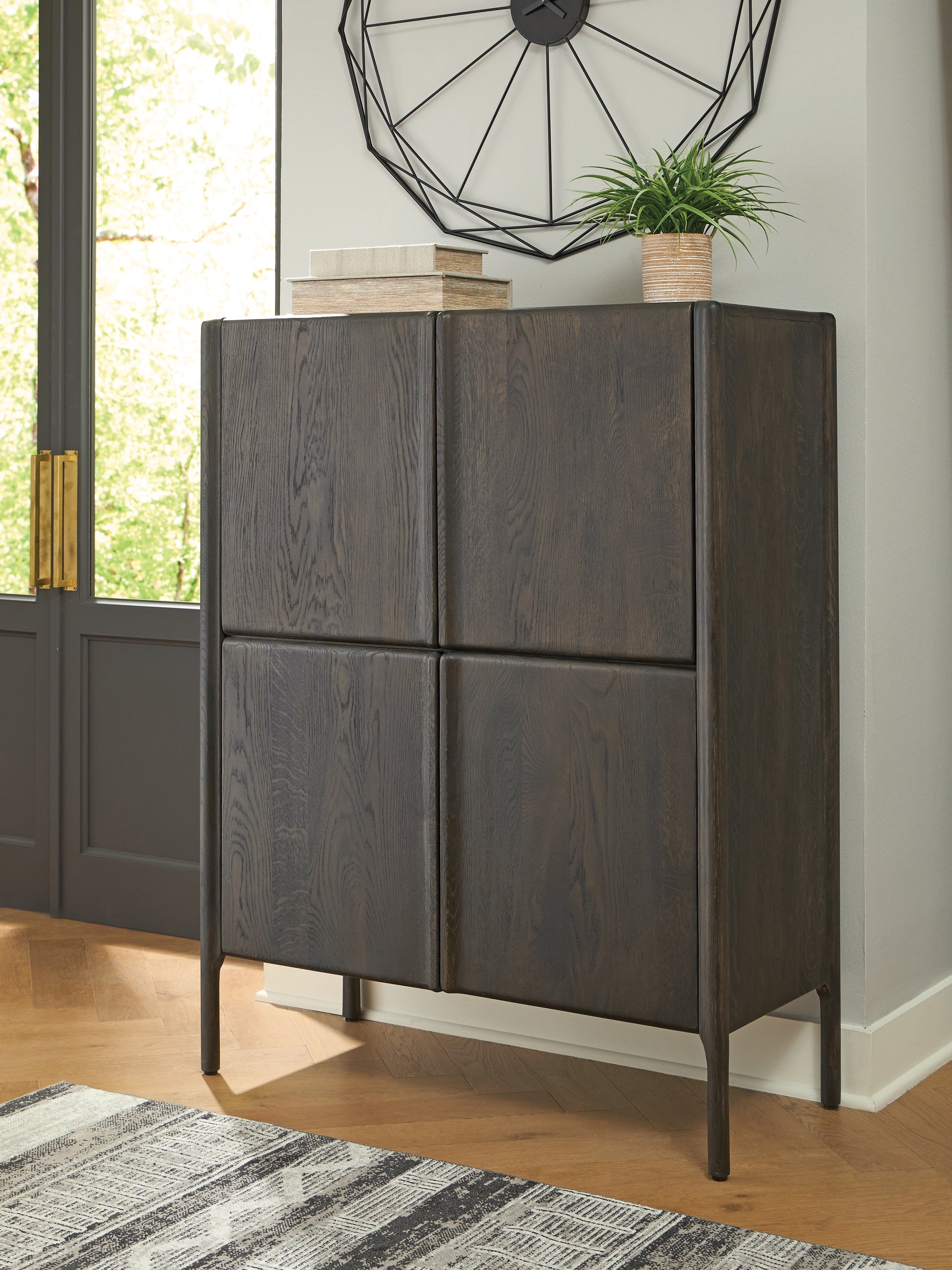 Haines Furniture Outlet - Ashley Furniture - Orsonal Accent Cabinet - Accent Cabinet / Espresso Brown - A4000686
