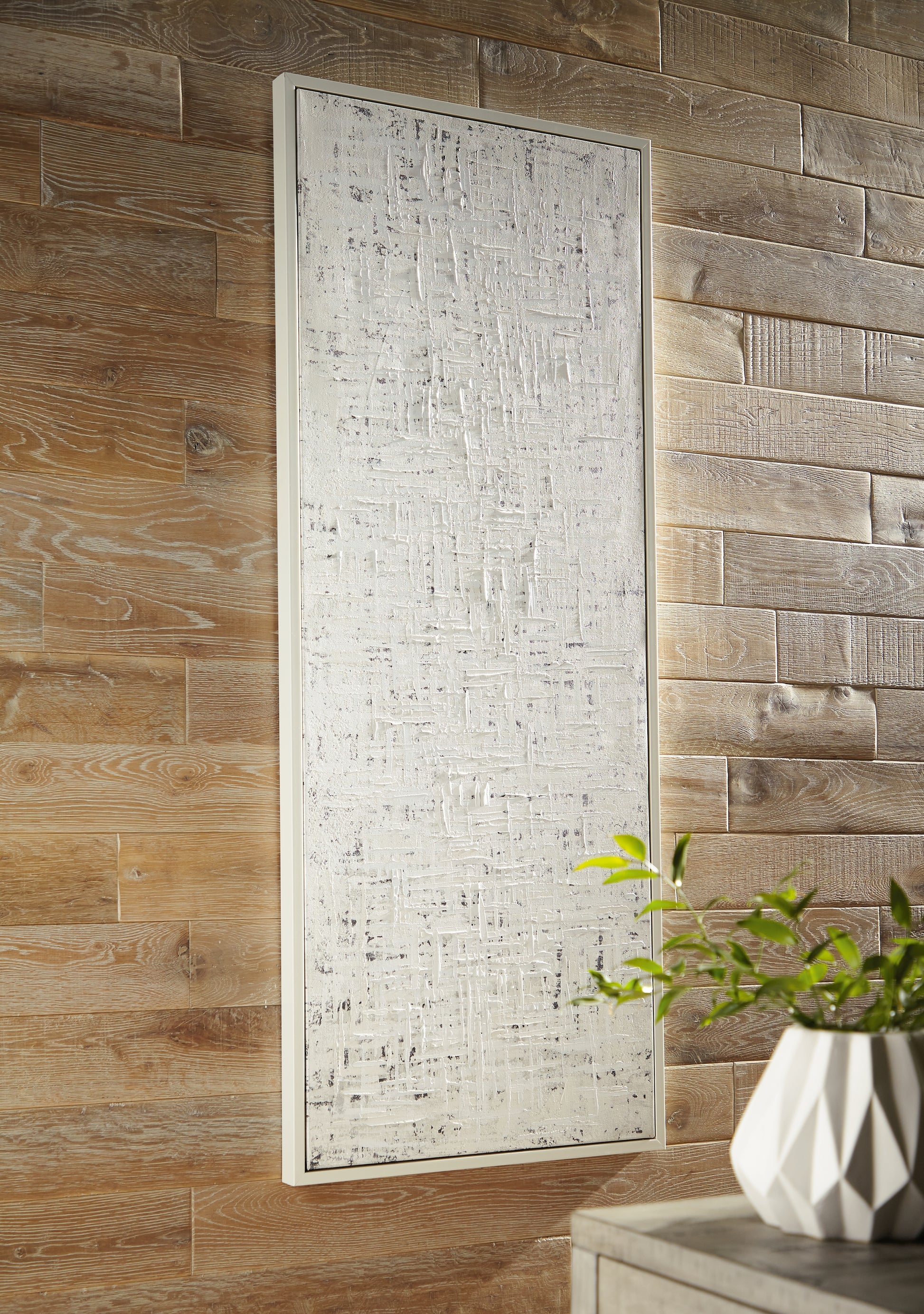 Haines Furniture Outlet - Ashley Furniture - Daxonport Wall Decor - Wall Art / Gray/Taupe - A8000328