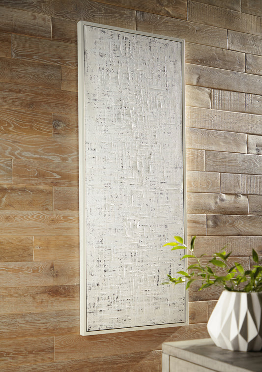 Haines Furniture Outlet - Ashley Furniture - Daxonport Wall Decor - Wall Art / Gray/Taupe - A8000328