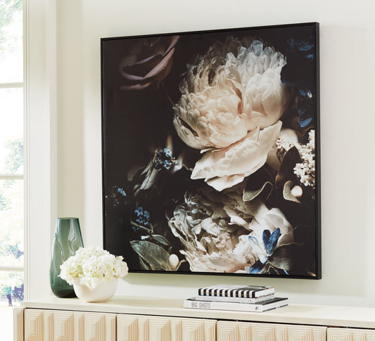 Haines Furniture Outlet - Ashley Furniture - Hurshaw Wall Decor - Wall Art / Multi - A8000391
