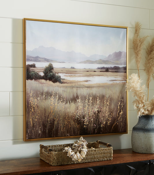 Haines Furniture Outlet - Ashley Furniture - Clarkford Wall Decor - Wall Art / Multi - A8000418
