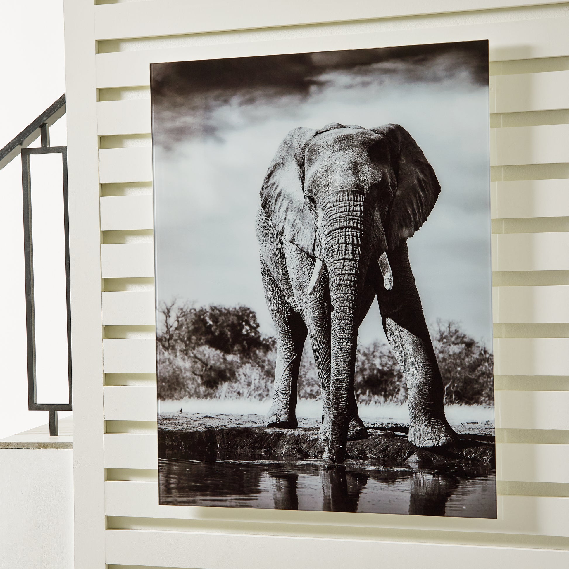 Haines Furniture Outlet - Ashley Furniture - Glinyard Wall Decor - Wall Art / Black/White - A8000421