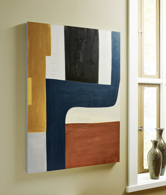 Haines Furniture Outlet - Ashley Furniture - Lennmen Wall Decor - Wall Art / Multi - A8000431