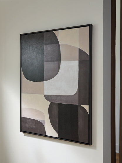 Haines Furniture Outlet - Ashley Furniture - Kesleigh Wall Decor - Wall Art / Black/White - A8000495