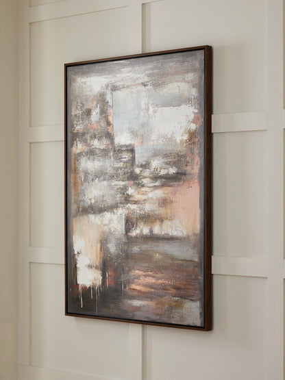 Haines Furniture Outlet - Ashley Furniture - Floymour Wall Decor - Wall Art / Multi - A8000499