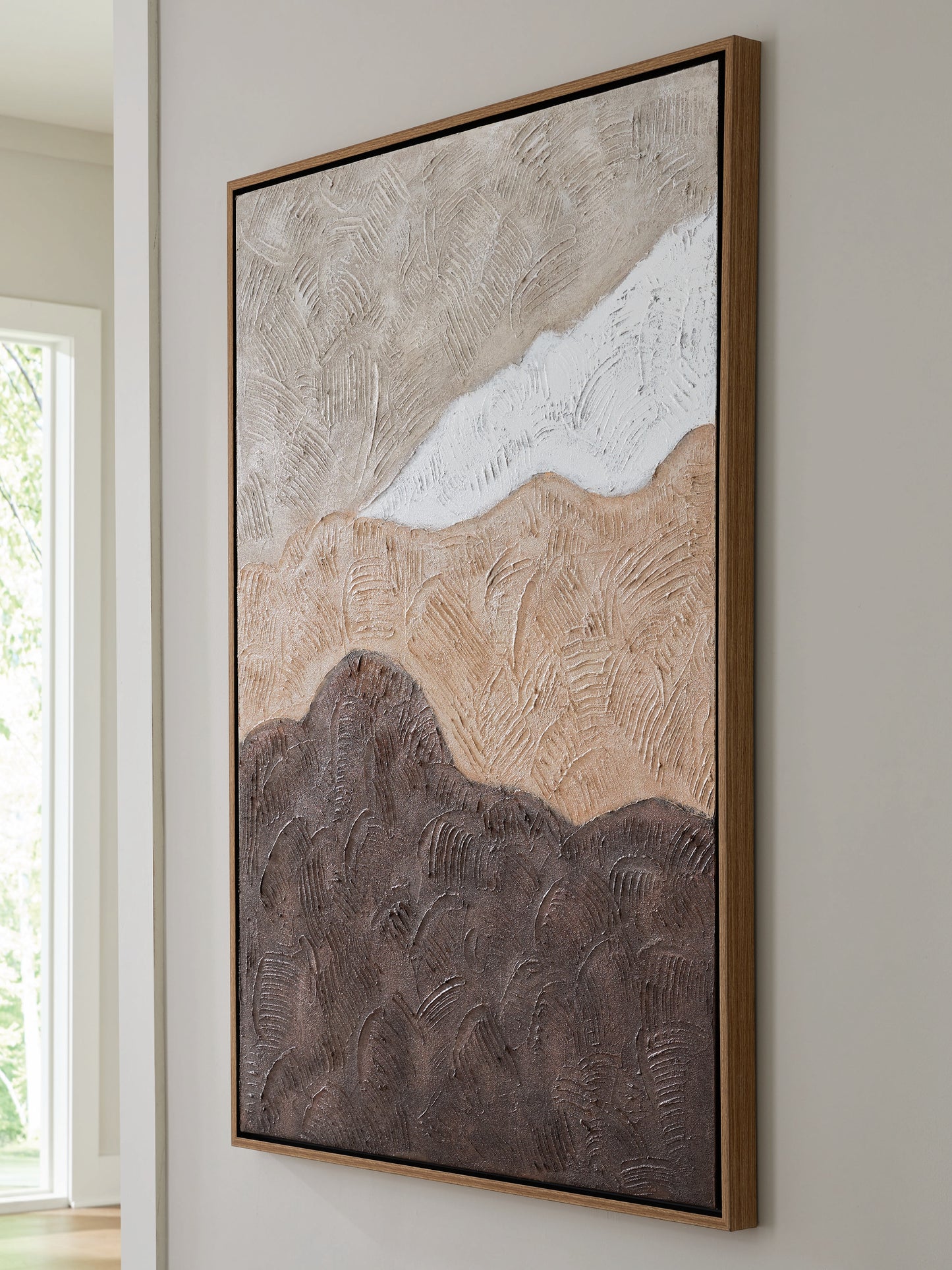 Haines Furniture Outlet - Ashley Furniture - Fanthorne Wall Decor - Wall Art / Tan/Brown/White - A8000500