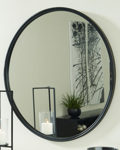 Haines Furniture Outlet - Ashley Furniture - Brocky Mirror - Accent Mirror / White - A8010293