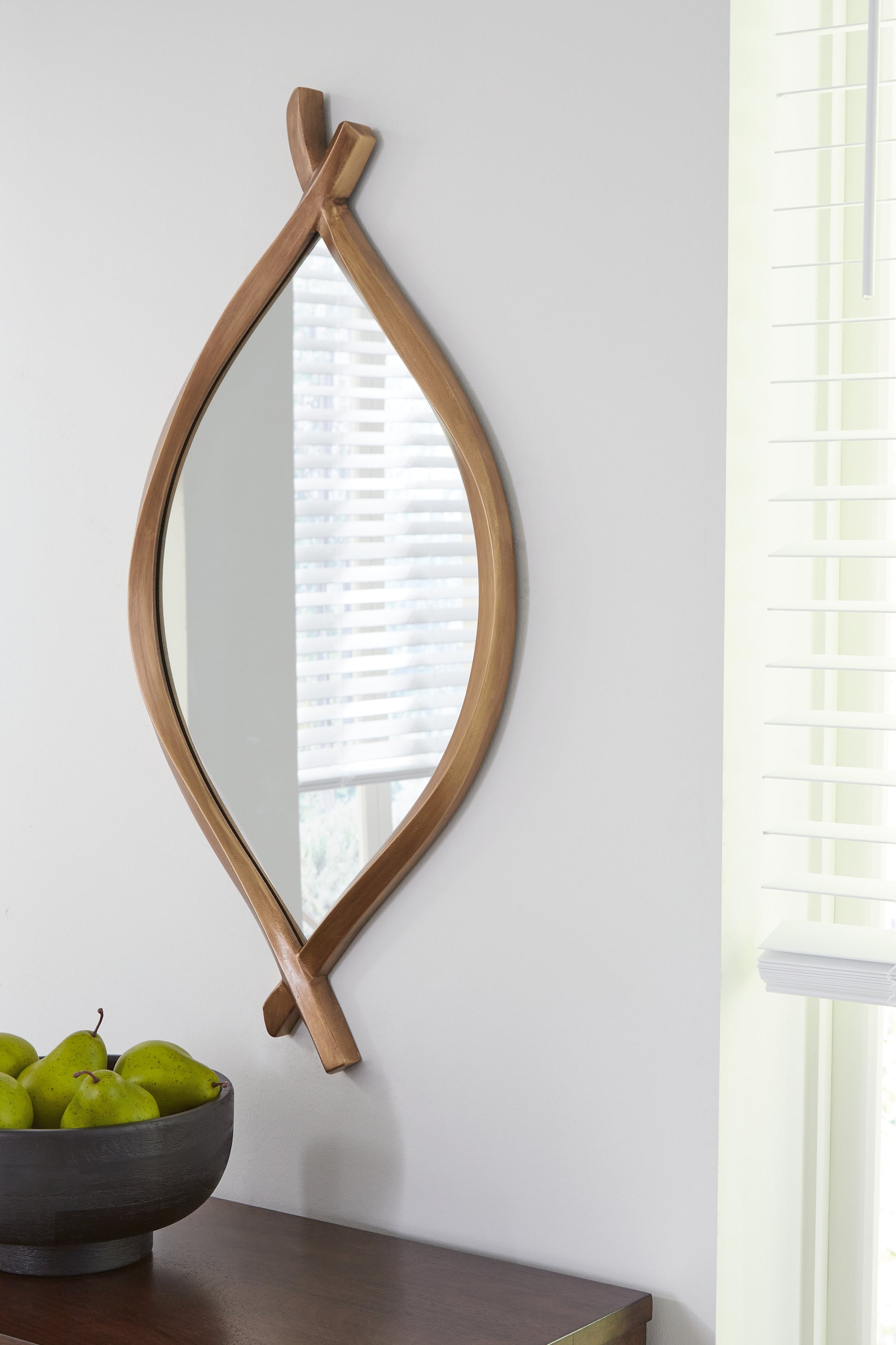 Haines Furniture Outlet - Ashley Furniture - Bartner Mirror - Accent Mirror / Antique Gold Finish - A8010340