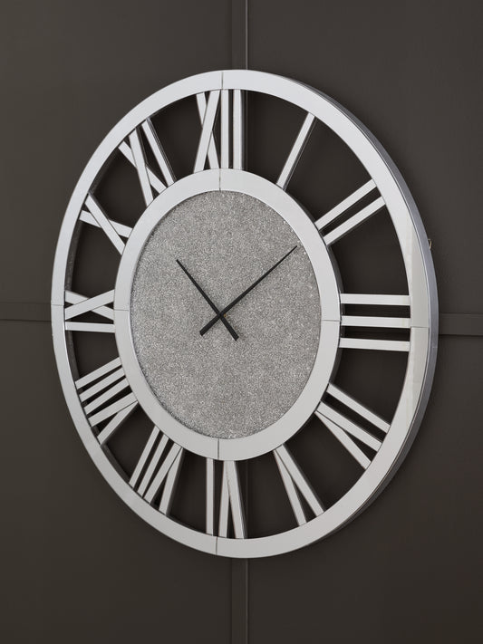 Haines Furniture Outlet - Ashley Furniture - Reinport Wall Decor - Wall Clock / Mirror - A8010389