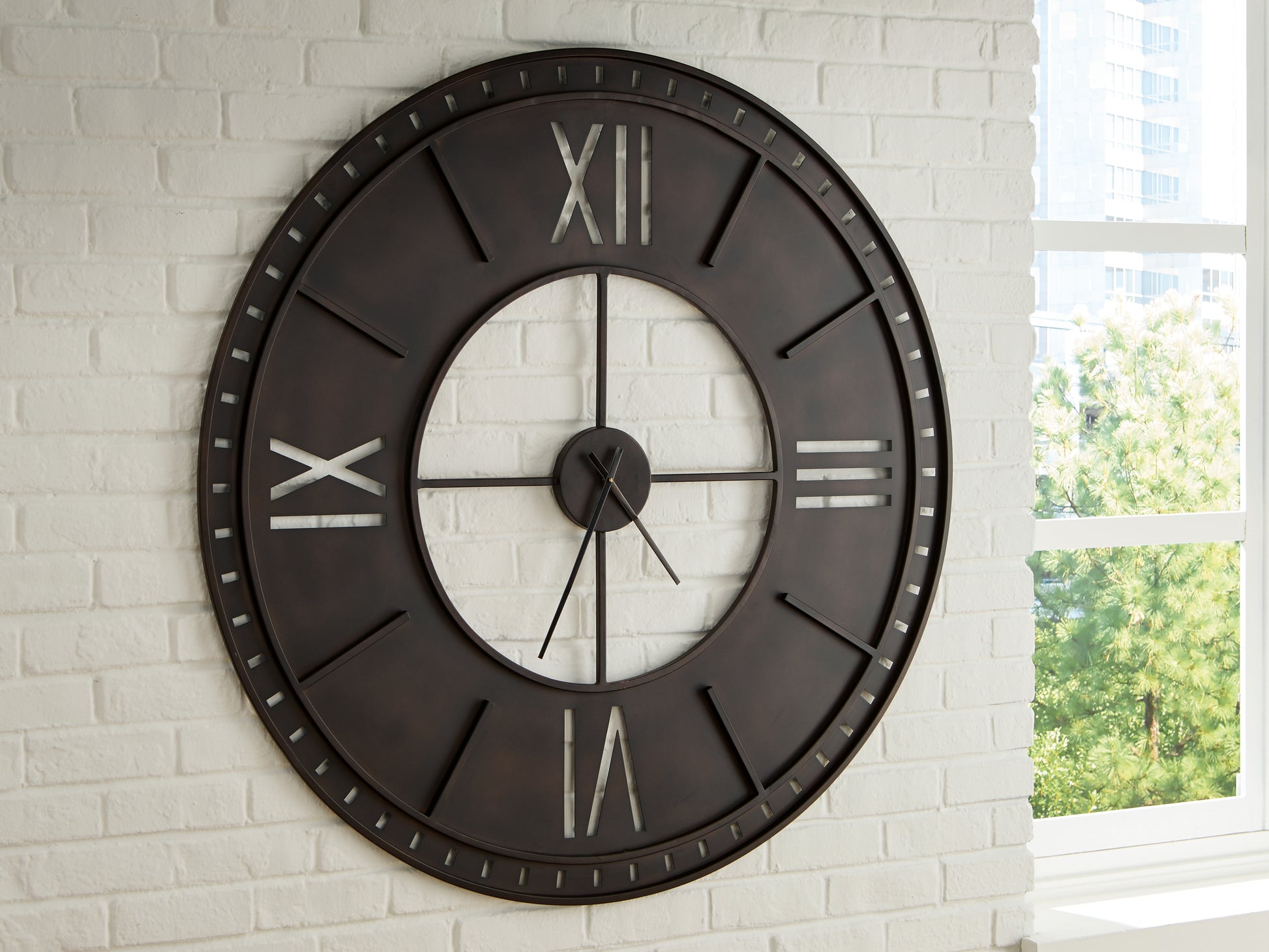 Haines Furniture Outlet - Ashley Furniture - Lytle Wall Decor - Wall Clock - A8010453