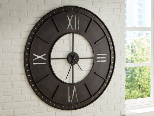 Haines Furniture Outlet - Ashley Furniture - Lytle Wall Decor - Wall Clock - A8010453