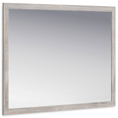 Haines Furniture Outlet - Ashley Furniture - Vessalli Bedroom - Bedroom Mirror / Gray - B1036-36