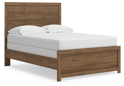 Haines Furniture Outlet - Ashley Furniture - Broachmyn Bedroom - Full Panel Bed / Auburn - PCB1116B9