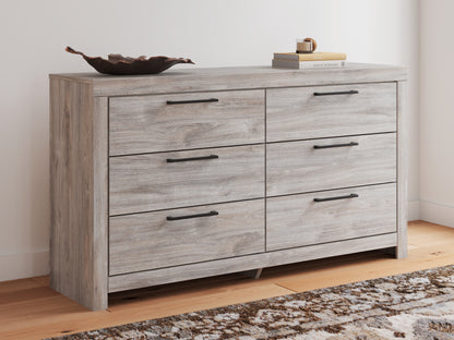 Haines Furniture Outlet - Ashley Furniture - Broachmyn Bedroom - Six Drawer Dresser / Gray - PCB1120-31