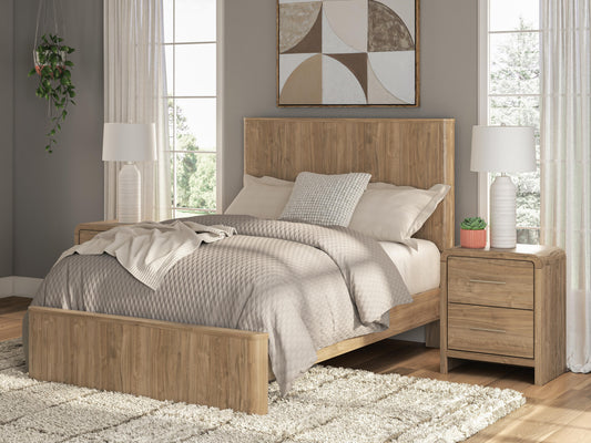Haines Furniture Outlet - Ashley Furniture - Gramburg Bedroom - Full Panel Platform Bed - PCB1121B9