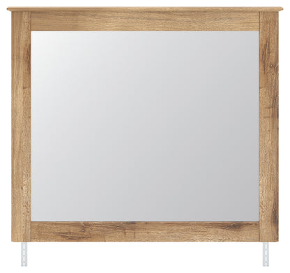 Haines Furniture Outlet - Ashley Furniture - Makidern Bedroom - Bedroom Mirror / Tan - PCB1170-36