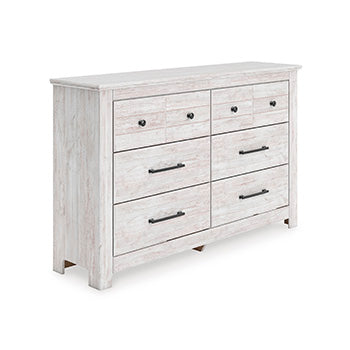 Haines Furniture Outlet - Ashley Furniture - Makidern Bedroom - Six Drawer Dresser - PCB1171-31
