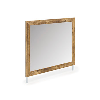 Haines Furniture Outlet - Ashley Furniture - Maystonna Bedroom - Bedroom Mirror / Brown - PCB1580-36
