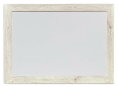 Haines Furniture Outlet - Ashley Furniture - Cambeck Bedroom - Bedroom Mirror / Whitewash - B192-36