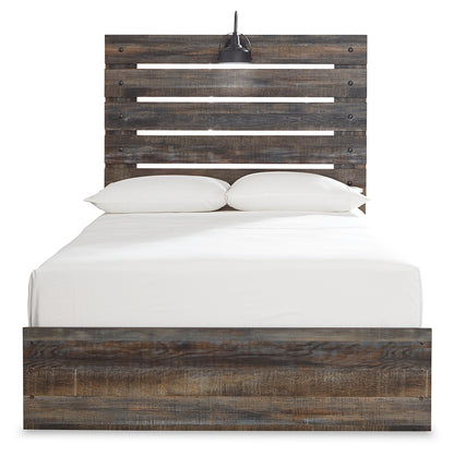 Haines Furniture Outlet - Ashley Furniture - Drystan Bedroom - Full Panel Bed / Multi - B211B3