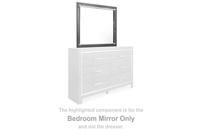 Haines Furniture Outlet - Ashley Furniture - Lodanna Bedroom - Bedroom Mirror / Gray - B214-36